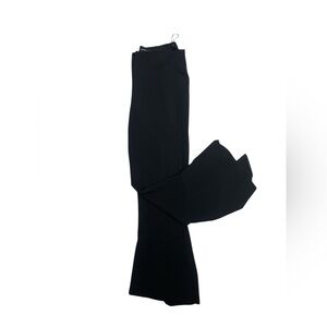 Women’s 90’s Festive Black Flare Pants Size Medium